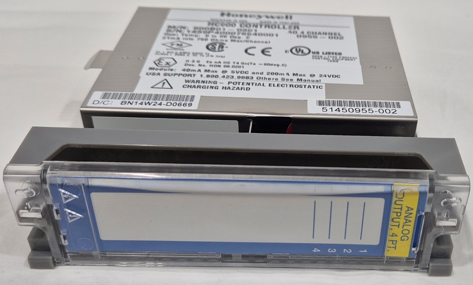 HONEYWELL 900B01-0301 AO 4 CHANNEL HC900 Controller