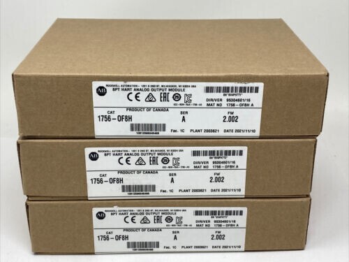 NEW Allen Bradley 1756-OF8H 8PT HART ANALOG OUTPUT MODULE