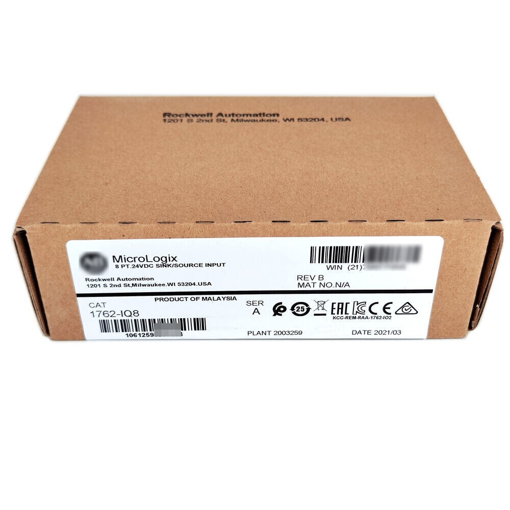 Allen-Bradley 1762-IQ8 MicroLogix 1200 Discrete Input Module Factory Sealed