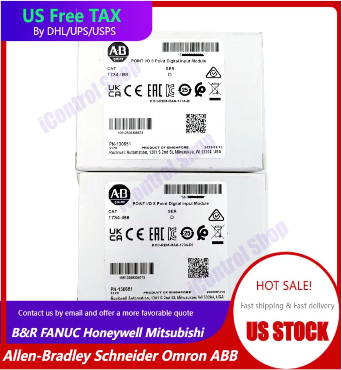 1734IB8 NEW Allen-Bradley 1734-IB8 /D POINT I/O 8 Point Digital Input Module