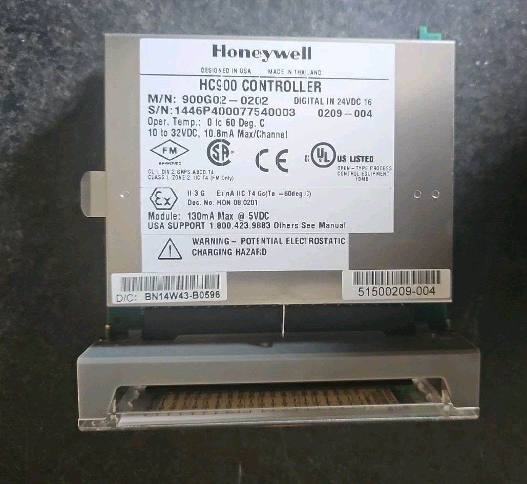 Honeywell HC900 Controller 900G02-0202 Digital Input 24VDC 16-Channel Module…
