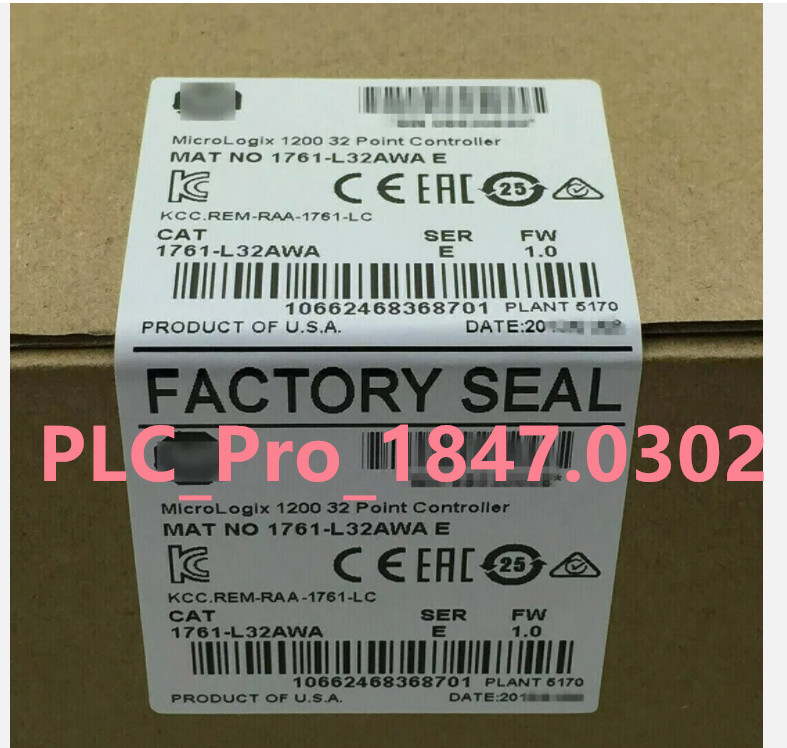 1PCS New Allen Bradley 1761-L32AWA SER E MicroLogix1200 32 Point Controller