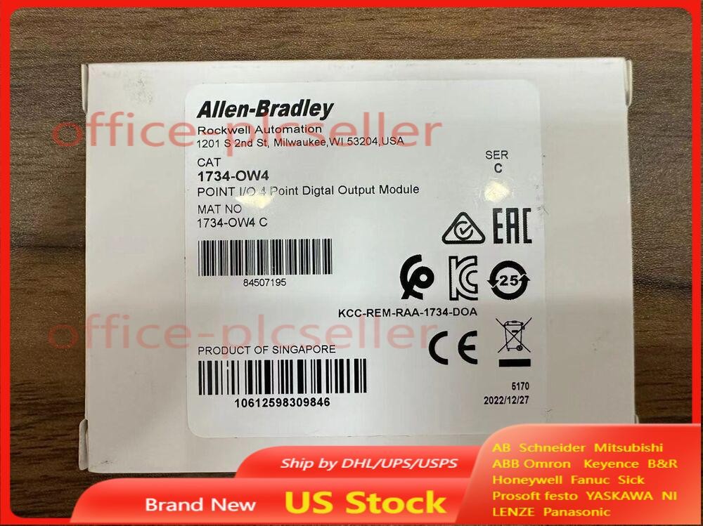 1734-OW4 2022 SER C New Sealed AB POINT I/O 4 Point Digital Output Module