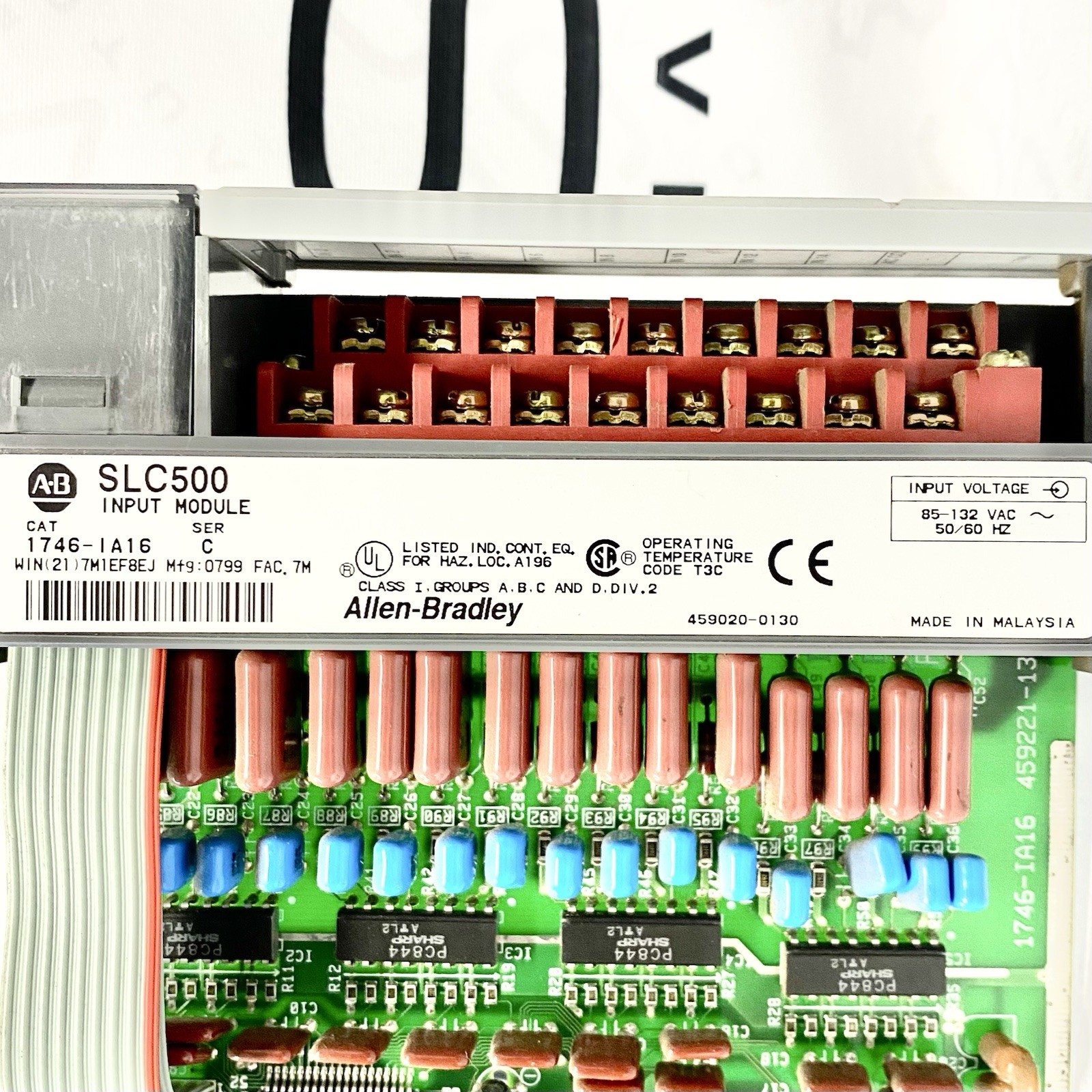 Allen-Bradley 1746-IA16 SLC 500 Input Module 16 Point 120V AC