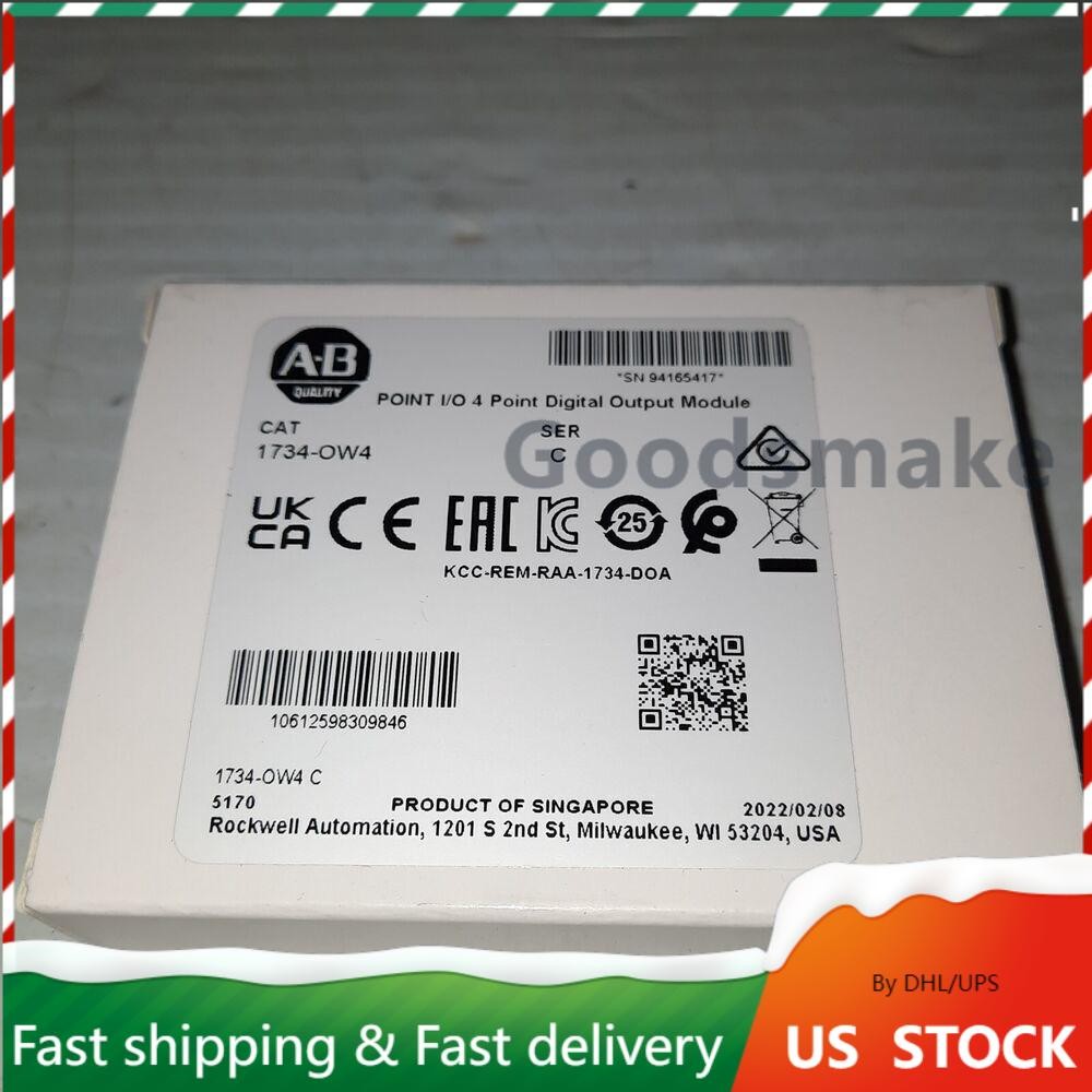 AB 1734-OW4 C POINT I/O 4 Point Digital Output Module 1734OW4 PLC New Sealed