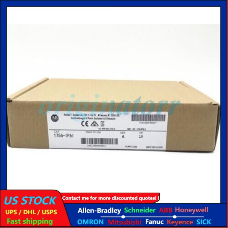 New Factory Sealed AB 1756-IF6I / A Controllogix Analog Isolated Input Module US