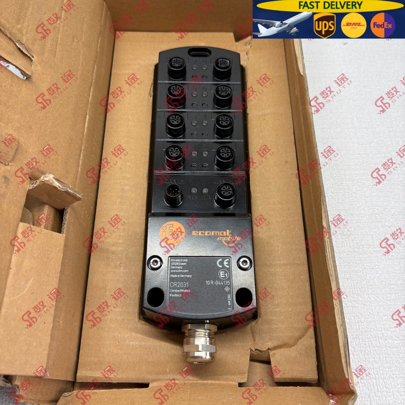 1Pcs New IFM CR2031 R360/METAL-MODULE/O/8 I/O module #by UPS or DHL express