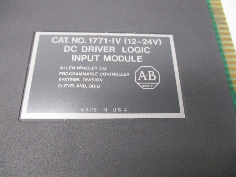 ALLEN BRADLEY 1771-IV 12-24V NSMP