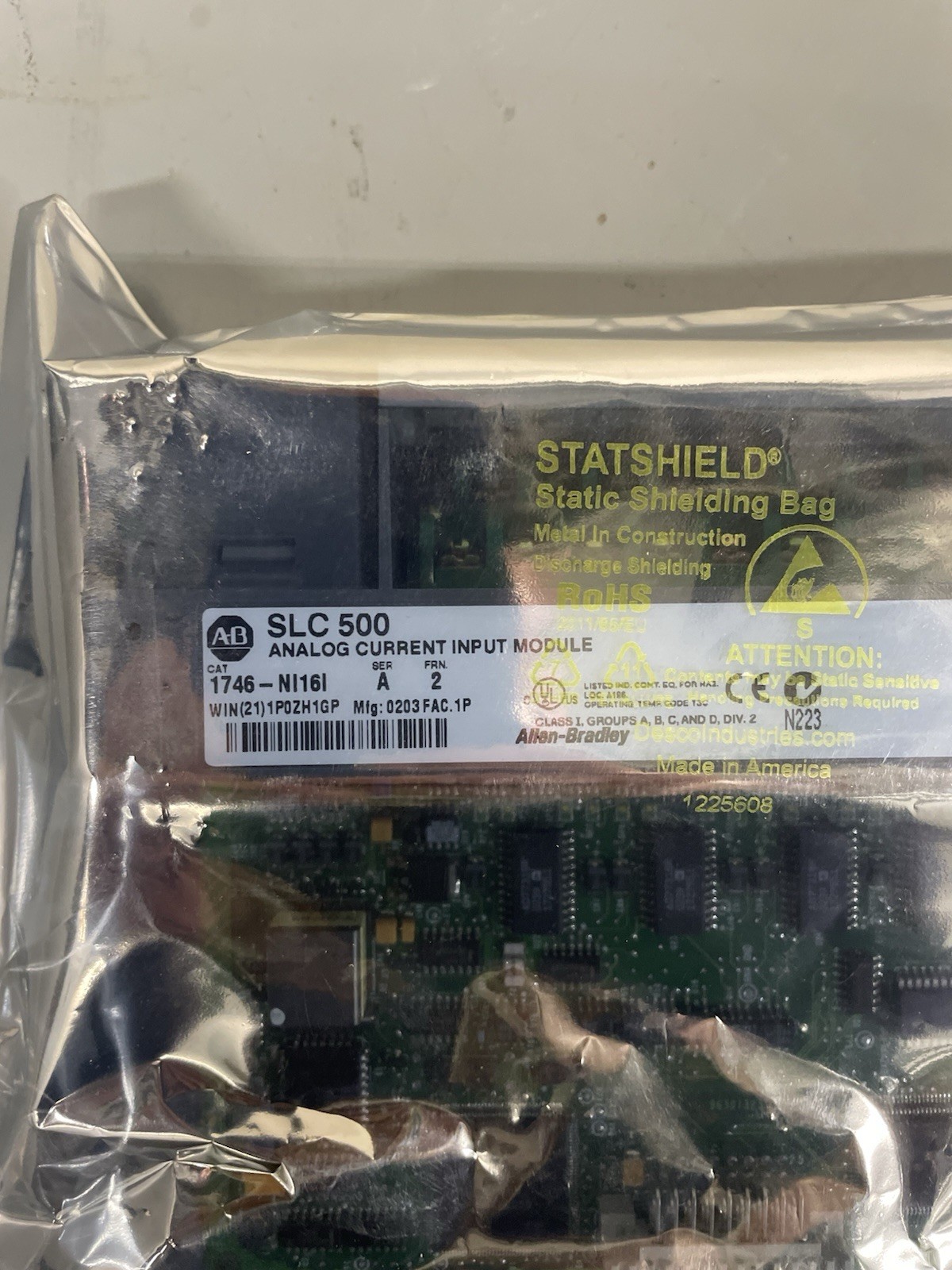 Allen-Bradley 1746-NI16I PLC Input/Output Module New In Sealed Package