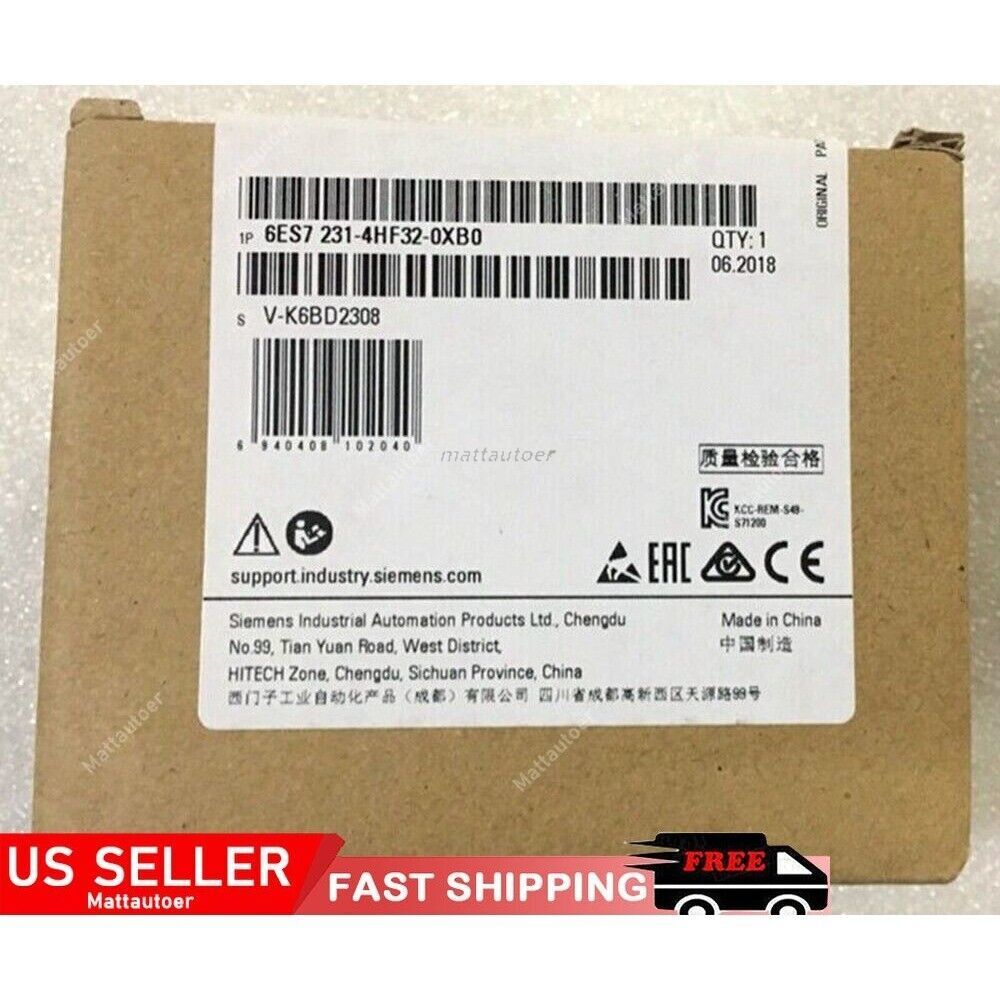 New SIEMENS 6ES7231-4HF32-0XB0 6ES7 231-4HF32-0XB0 S7-1200, Analog Input SM 1231