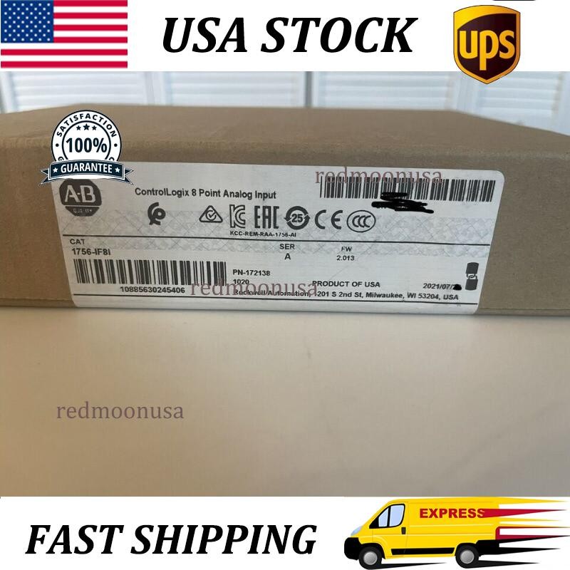 New Factory Sealed Allen-Bradley AB 1756-IF8I 8 Point Analog Input Module US