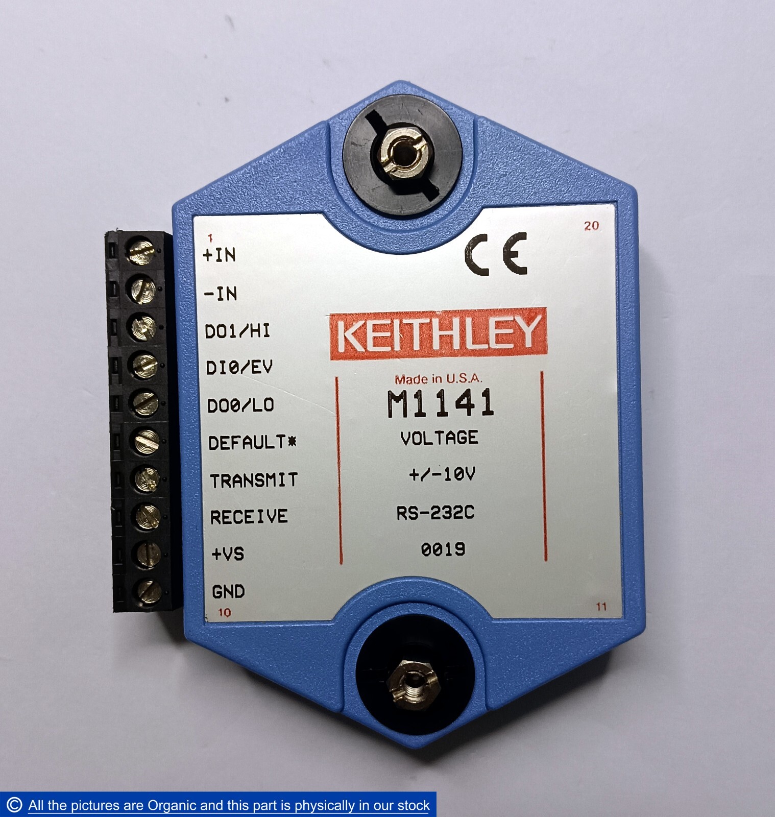 Keithley M1141 Versatile Analog Input Module Analog to Digital Converter RS-232