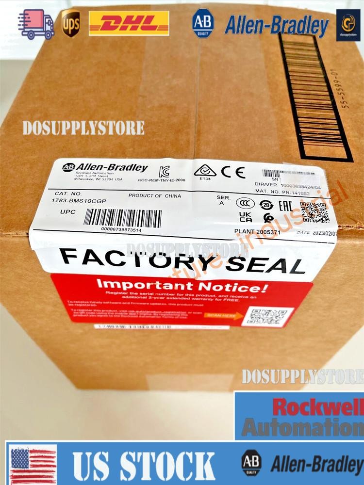 New Factory Sealed 1783-BMS10CGP / A Port Managed Ethernet Switch 1783-BMS10CGP