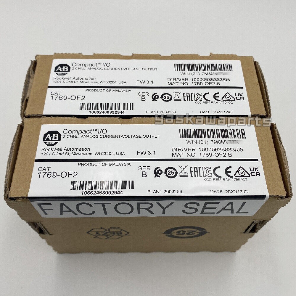 NEW PLC 1769-OF2 Series B Compact I/O Analog Output Module New
