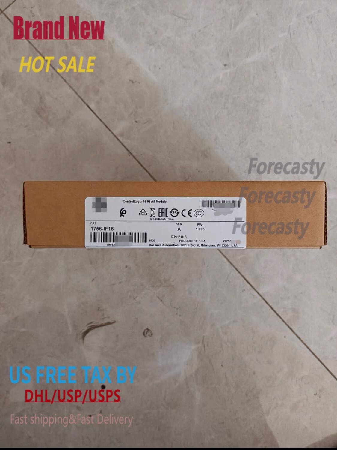 New Factory Sealed A-B 1756-IF6I SER A ControlLogix 6 Point Isolated A/I Module