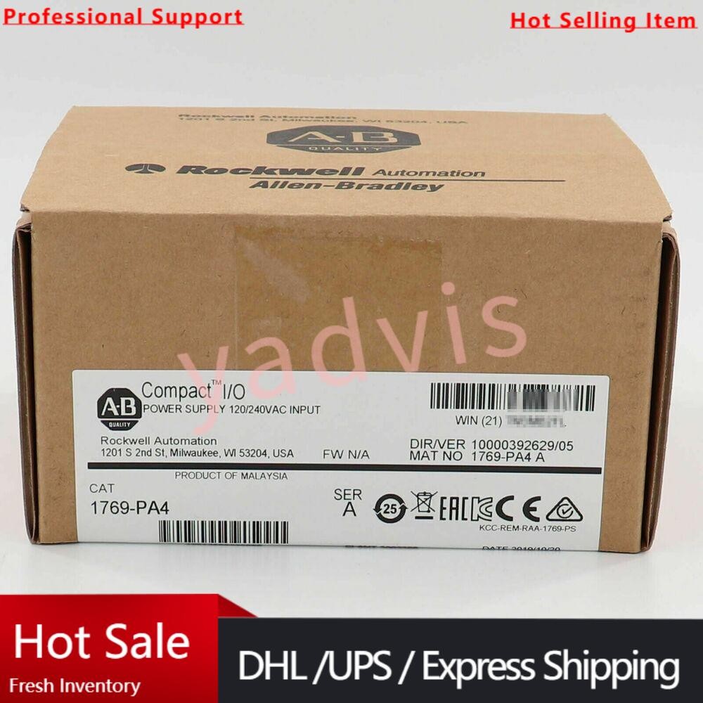 New AB 1769-PA4 SER A CompactLogix Power Supply Module 1769PA4 US Free Tax