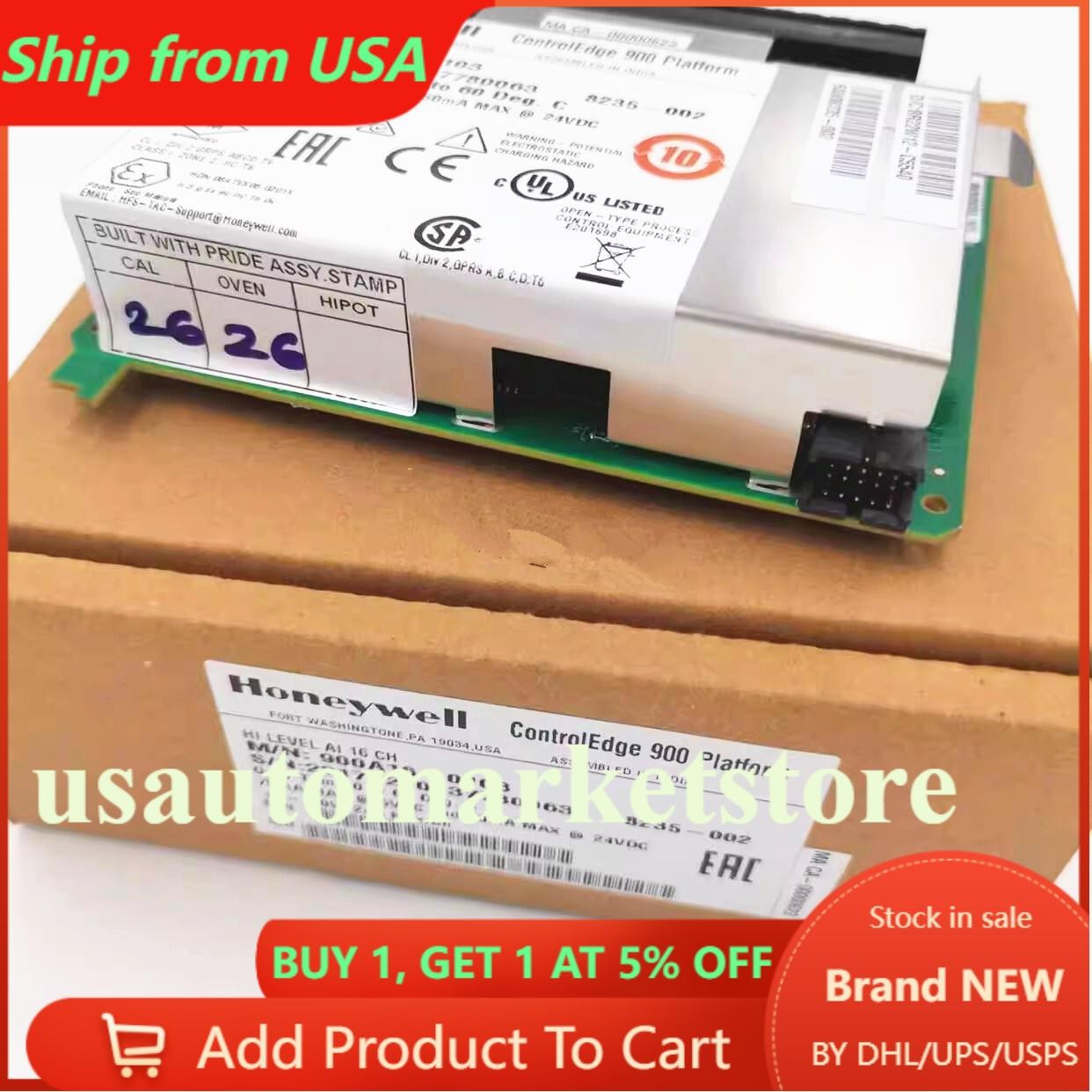 1pcs Honeywell ControlEdge HC900 Platform AI 16-channel M/N:900A16-0103 Module