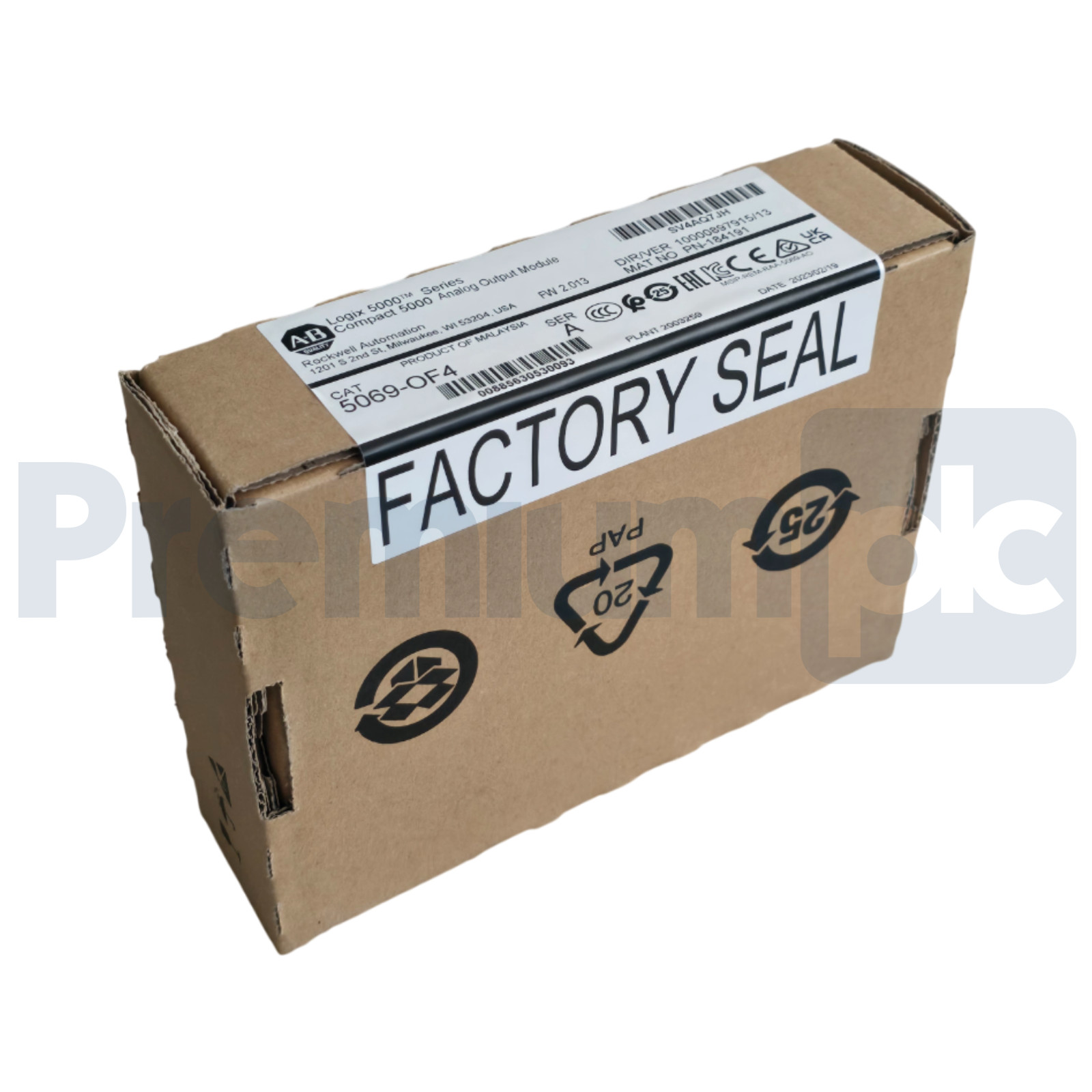ALLEN BRADLEY 5069-OF4 /A CompactLogix 5000 I/O 4-CH ANALOG OUTPUT MODULE NSFS