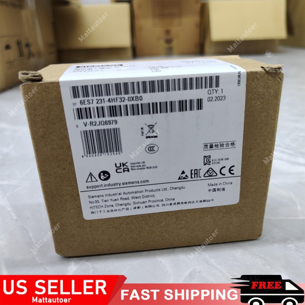 New SIEMENS 6ES7231-4HF32-0XB0 6ES7 231-4HF32-0XB0 S7-1200, Analog Input SM 1231