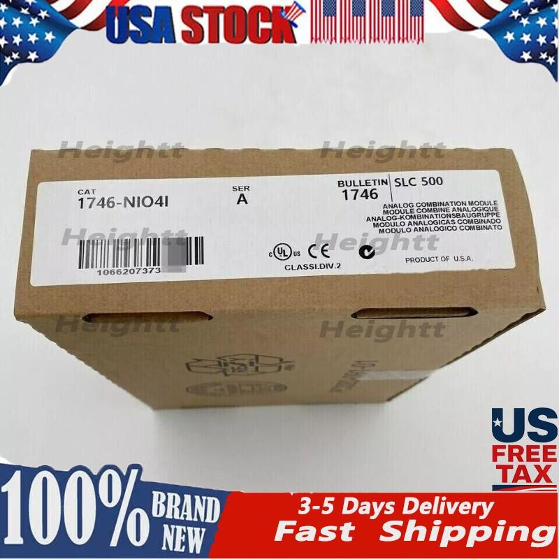 Factroy Sealed AB 1746-NIO4I SLC 500 Analog Output Module 1746NIO4I US Free Tax