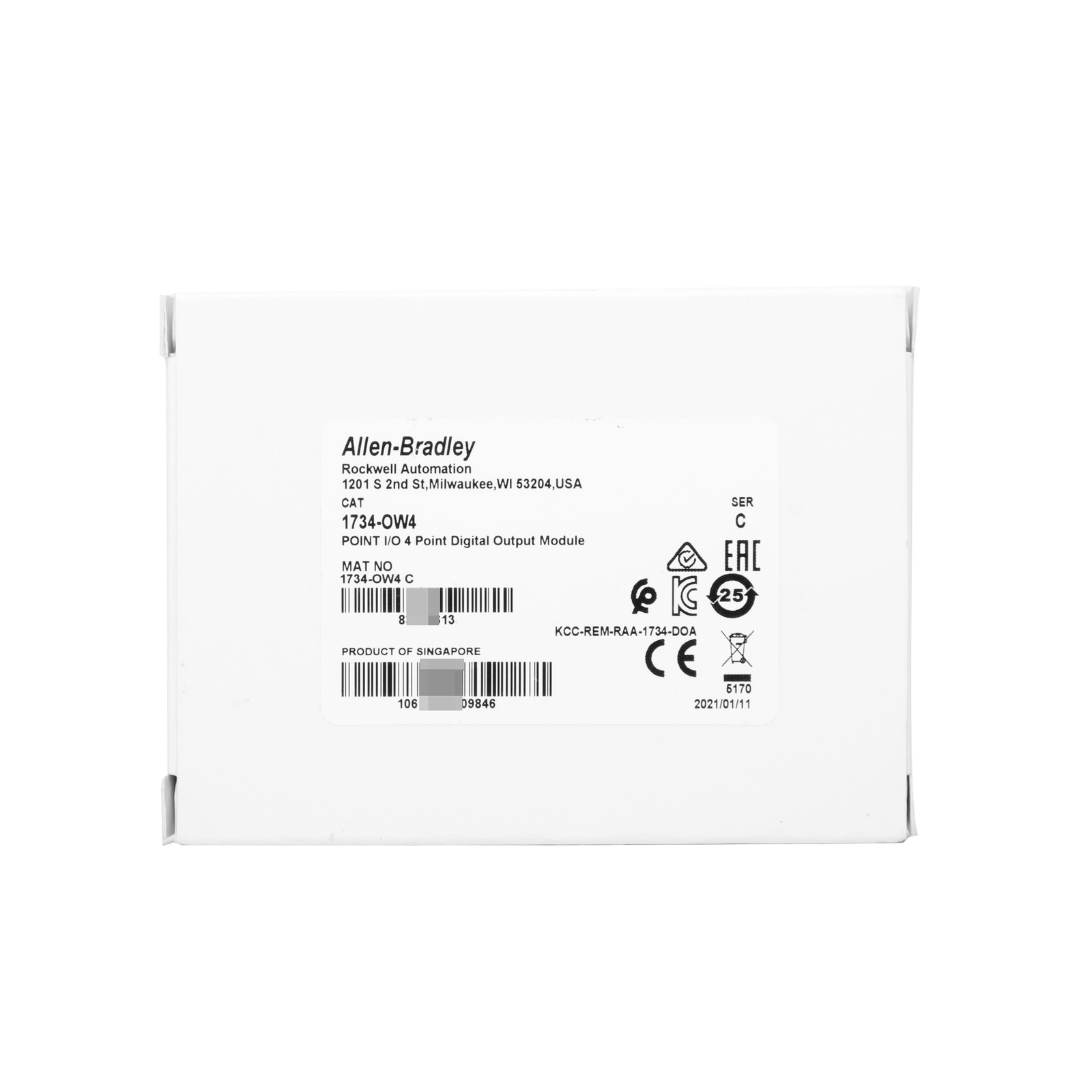 New Sealed Allen-Bradley 1734-OW4 AB Point I/O 4 Point Digital Output Module US