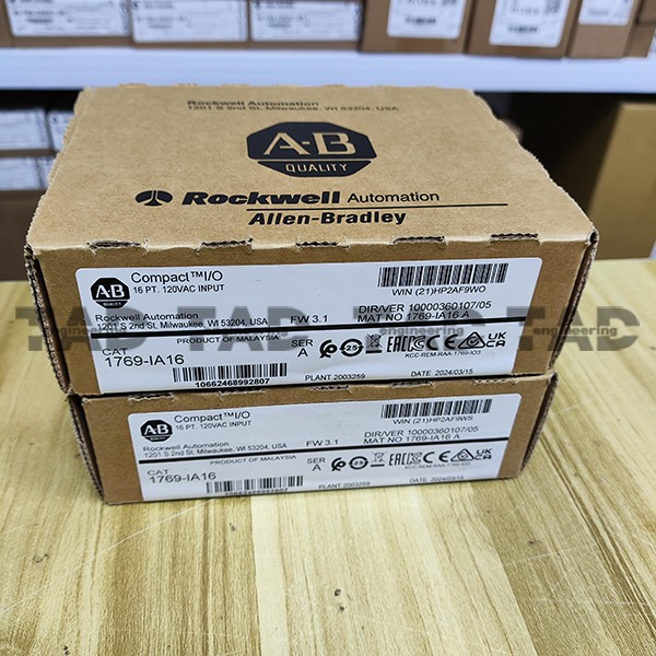 Allen-Bradley AB 1769-IA16 SER A CompactLogix 16pt 120VAC Input