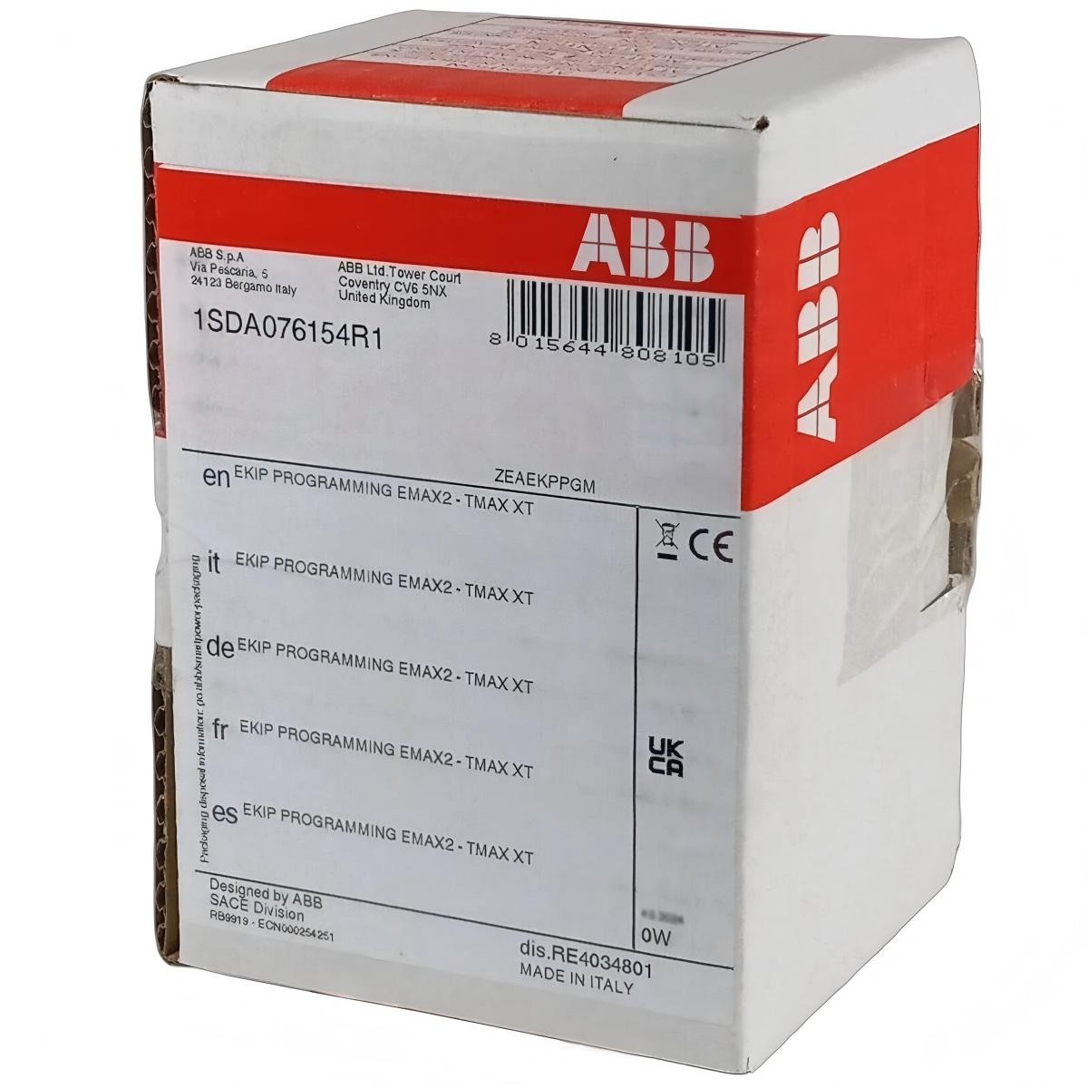 ABB 1SDA076154R1, EKIP PROGRAMMING EMAX2 – TMAX XT