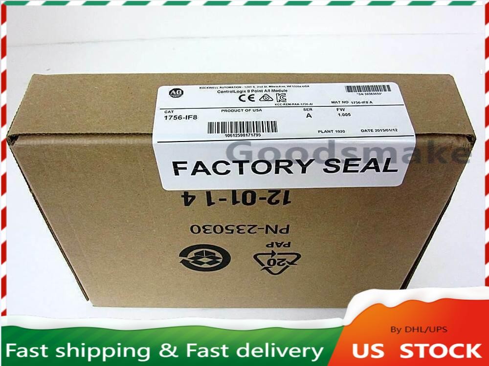 New Sealed Allen Bradley 1756-IF8 ControlLogix 8 Point A/I Module 1756IF8 Ser A