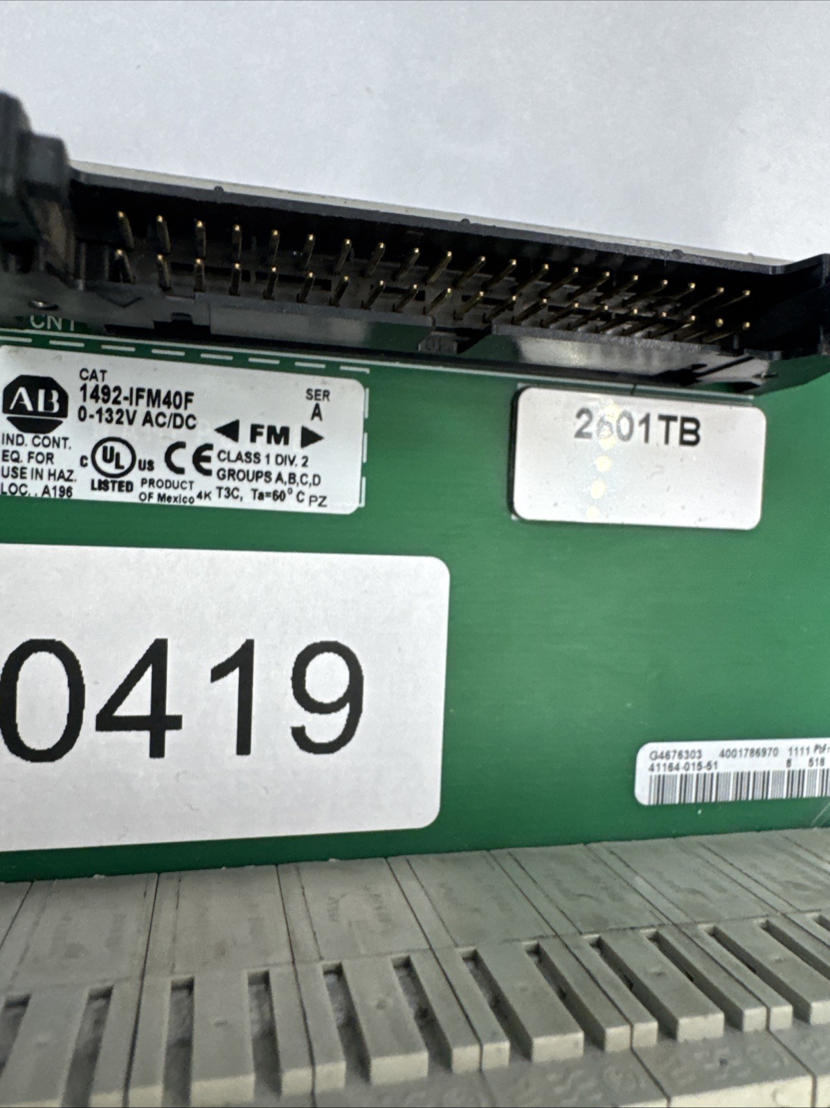 1492-IFM40F Allen-Bradley 40 Pt Digital Interface Module 2501TB