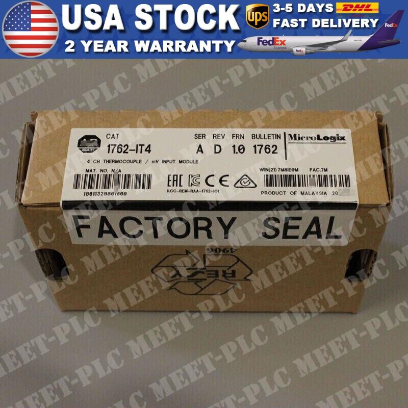 1762-IT4 New Sealed AB MicroLogix Themocouple/mV Module 1762IT4 US Free Tax