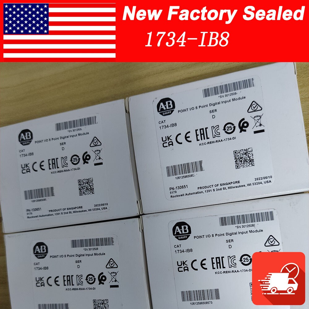 Allen-Bradley 1734-IB8 SER D 8Point Digital Input Module Allen Bradley 1734 IB8