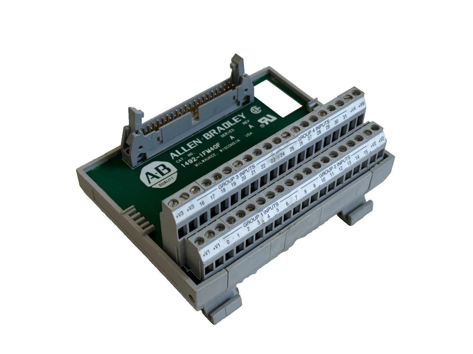 USED Allen Bradley 1492-IFM40F SER. A Module REV. A