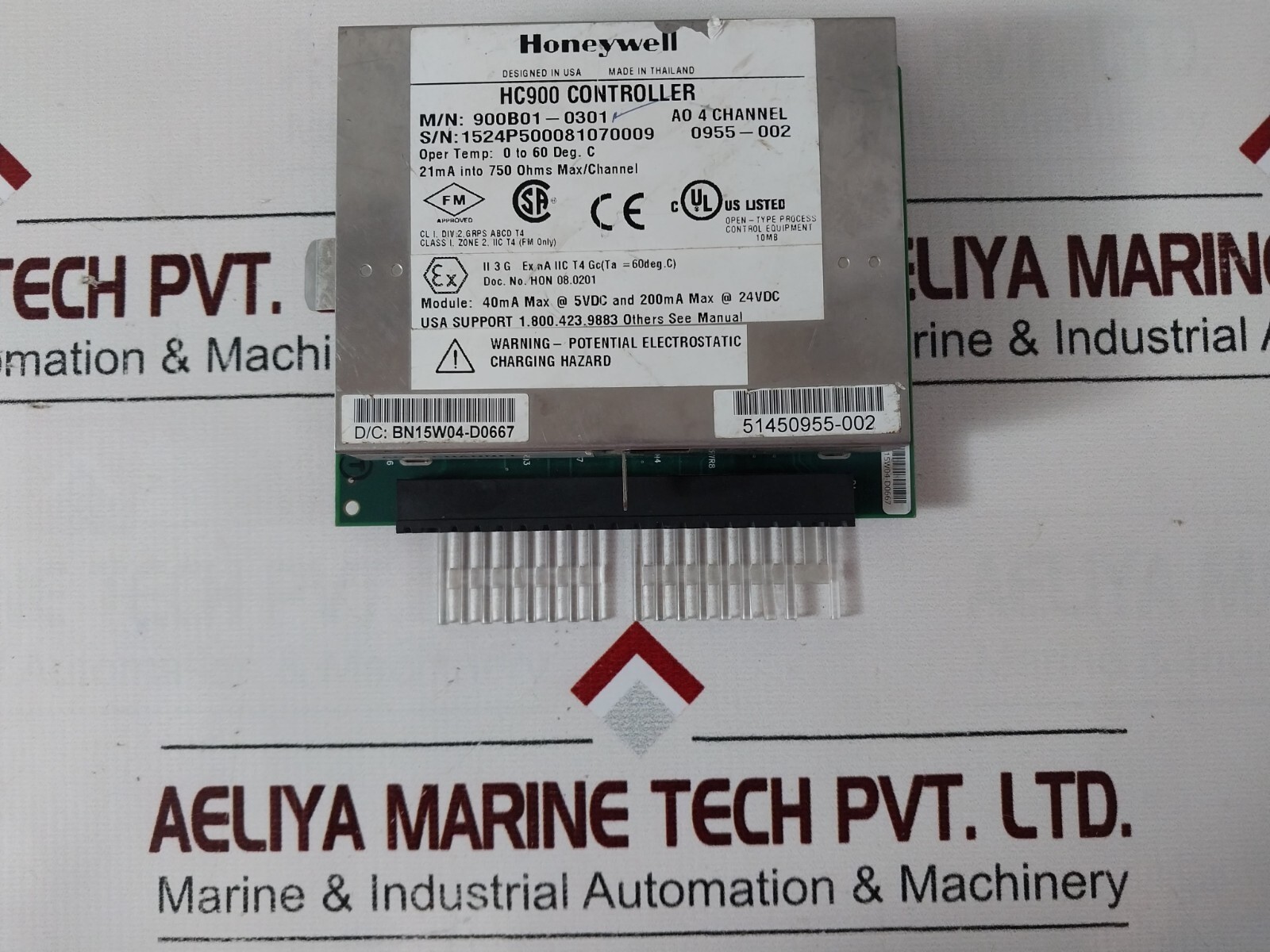 Honeywell 900b01-0301 analog output module