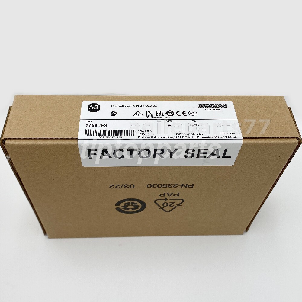 NEW 1756-IF8 AB ControlLogix Point A/I Module NEW Factory Sealed 1756IF8 US