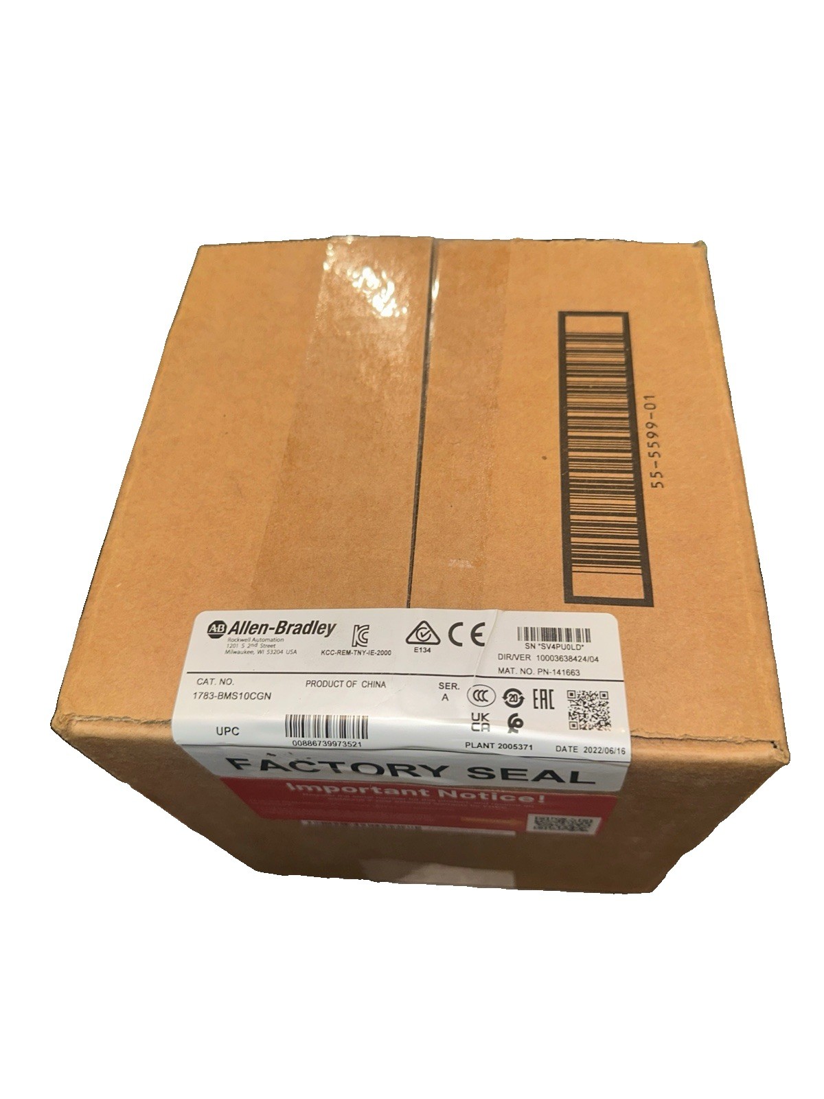 New ALLEN BRADLEY 1783-BMS10CGN /A Stratix 5700 Ethernet Managed Switch