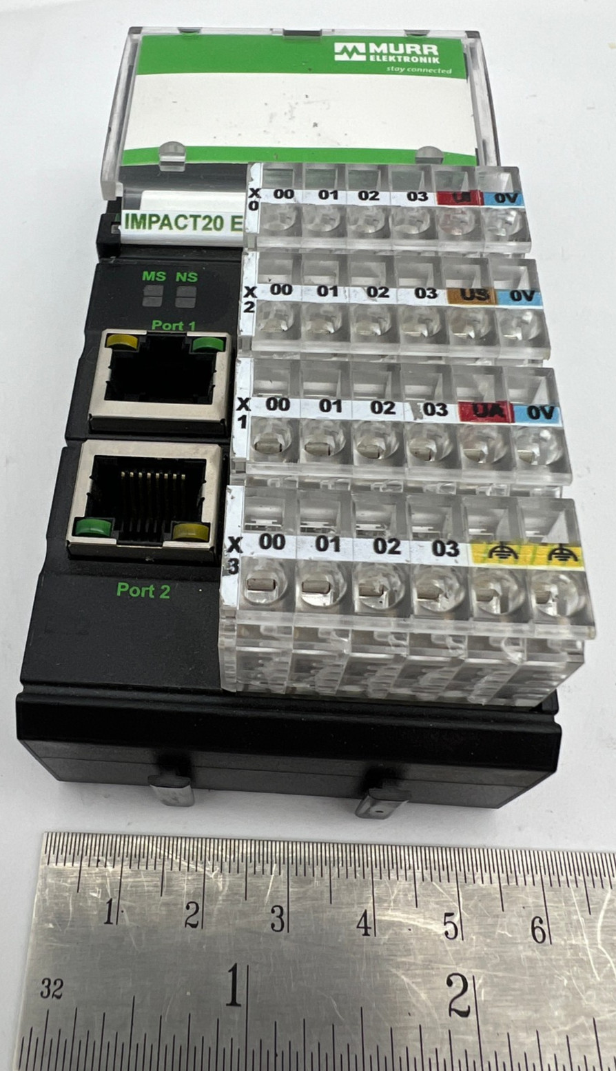 Murr Elektronik Impact20 E D18 D08 56917 2 Port Ethernet I/O Module GERMANY