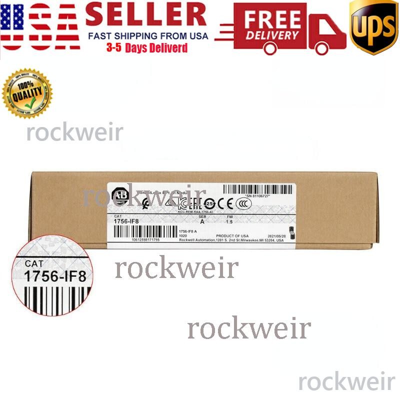 Allen-Bradley 1756-IF8 Ser A 1756IF8 ControlLogix 8 Point A/I Module New Sealed