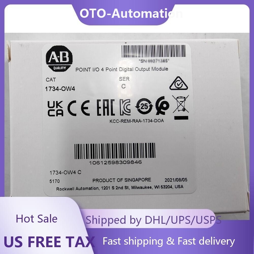 1734-OW4 AB Point I/O 4 Point Digital Output Module Allen-Bradley US Free Tax