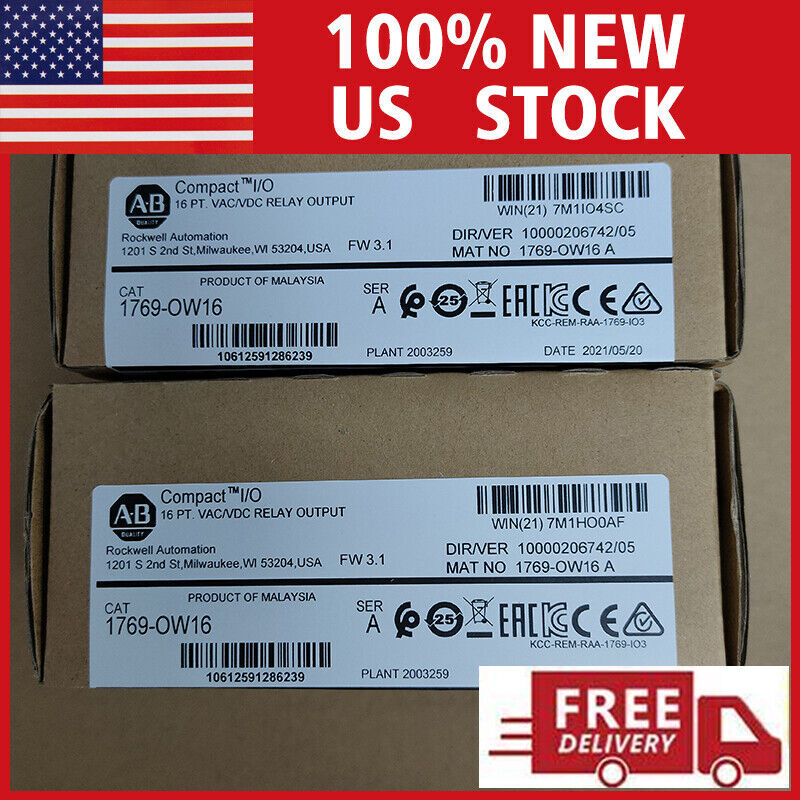 AB 1769-OW16 CompactLogix Relay Output Module 2023 New Factory Sealed