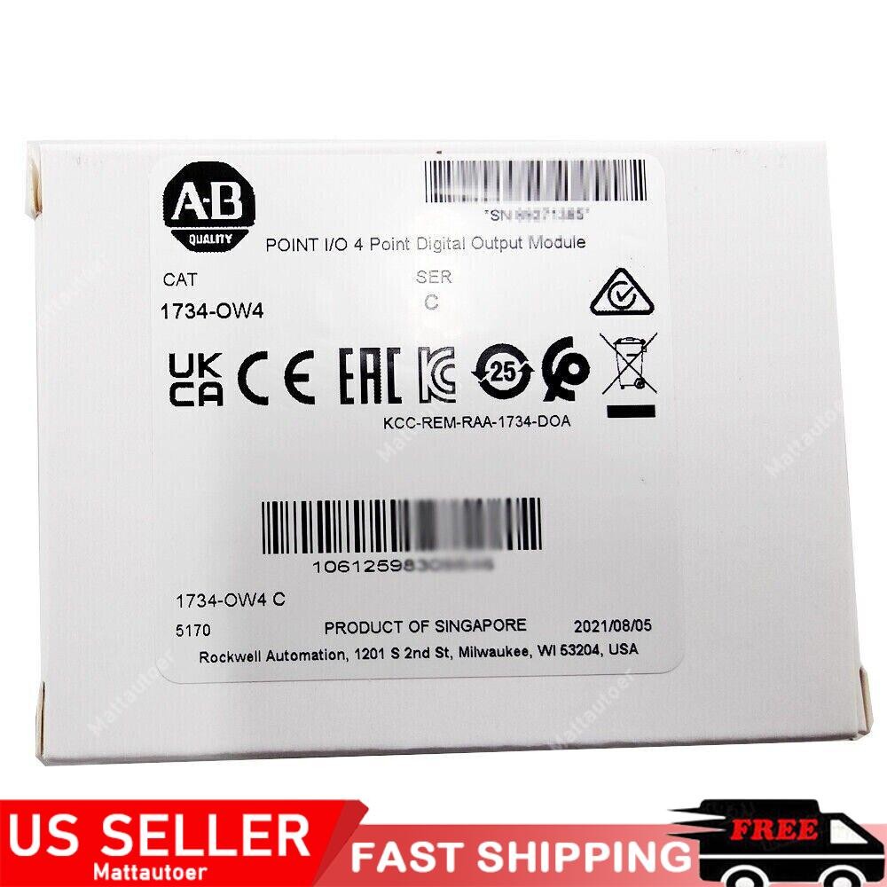New AB 1734-OW4 POINT I/O 4 Point Digital Output Module 1734OW4 US Free Tax
