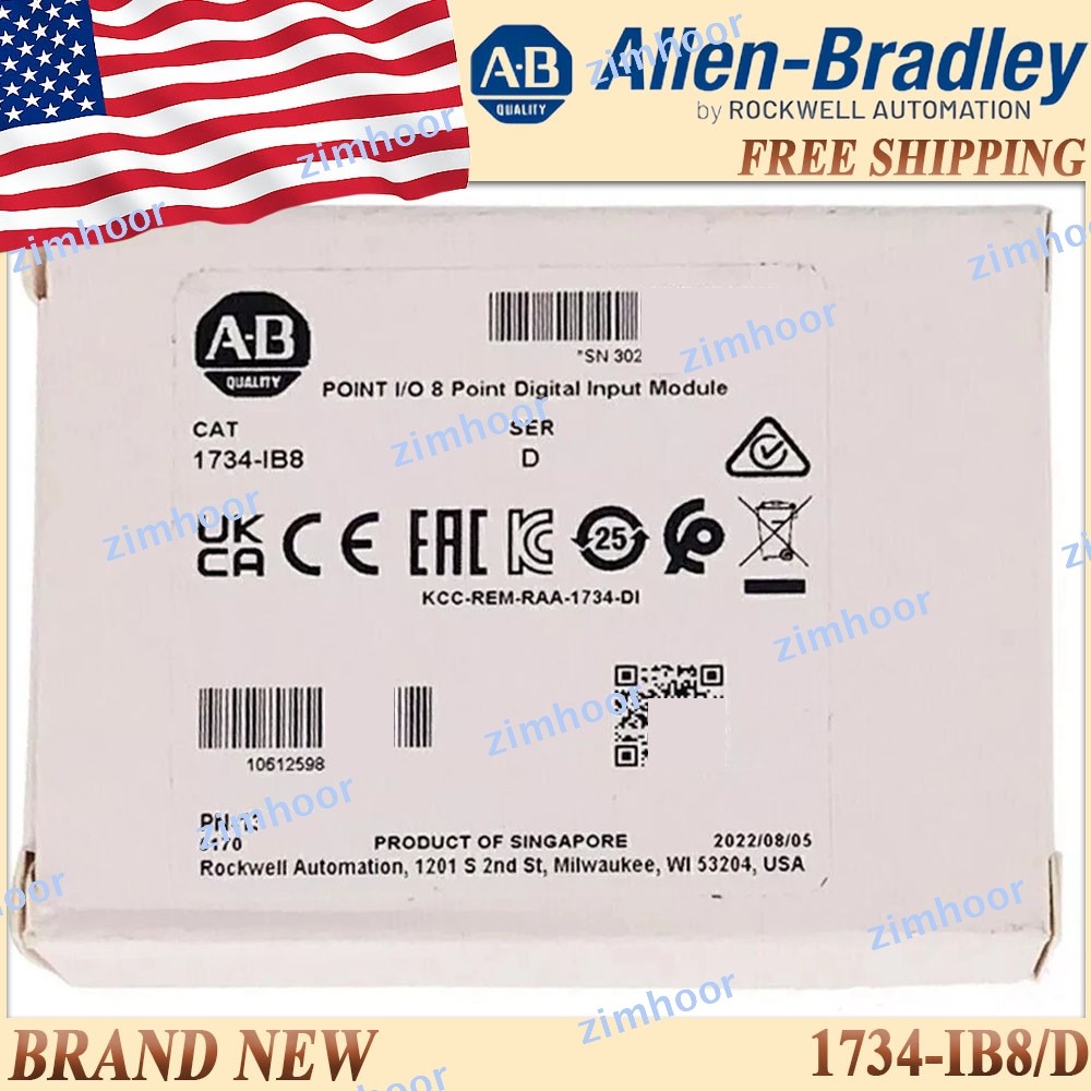 1734-IB8/D AB Digital Input Module POINT I/O 8 Point AB 1734IB8 serD