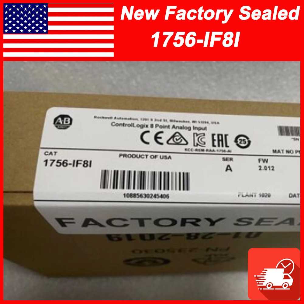 AB 1756-IF8I ControlLogix 8 Point Analog Input Module AB 1756IF8I PLC