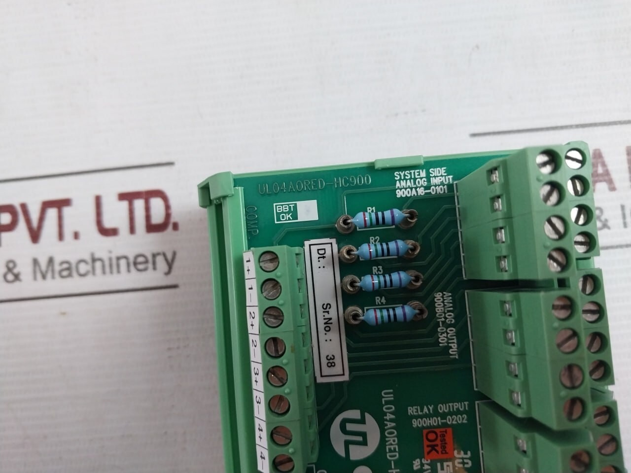 Ul Group UL04AORED-HC900 Input Output Terminal Block 900A16-0101 94V