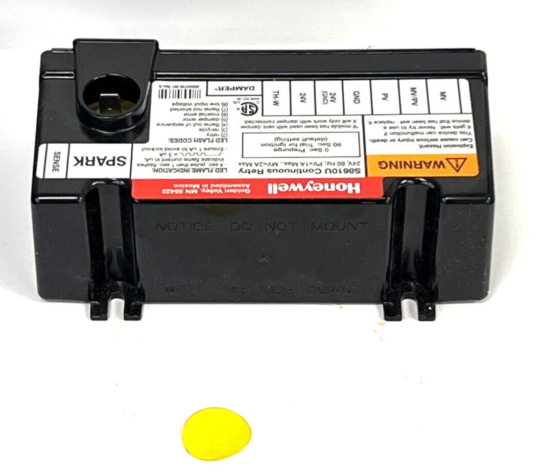HONEYWELL S8610U3009 INTERMITTEN PILOT IGNITION MODULE