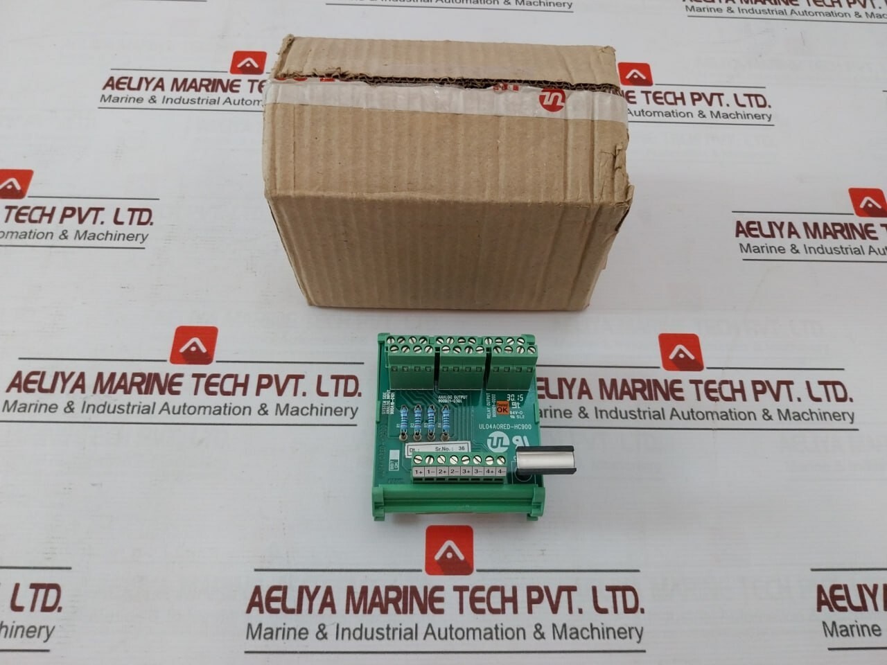 UL UL04AORED-HC900 Analog Input Output Module 94V-0 900A16-0101/900B01-0301