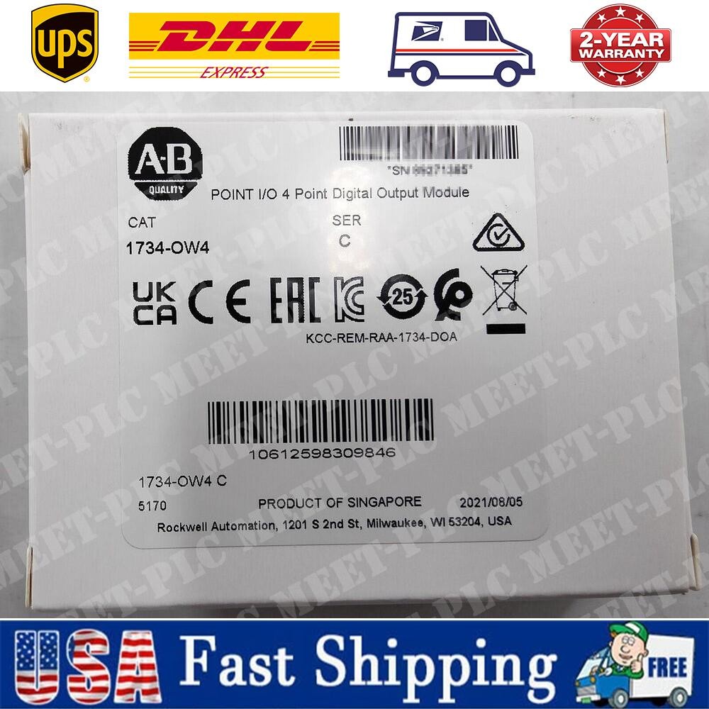 1734-OW4 AB Point I/O 4 Point Digital Output Module Allen-Bradley US Free Tax