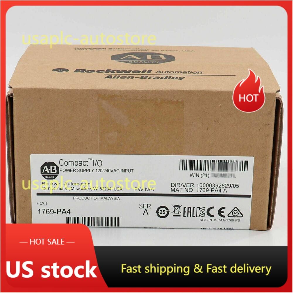 New AB 1769-PA4 SER A CompactLogix Power Supply Module 1769PA4 US Free Tax