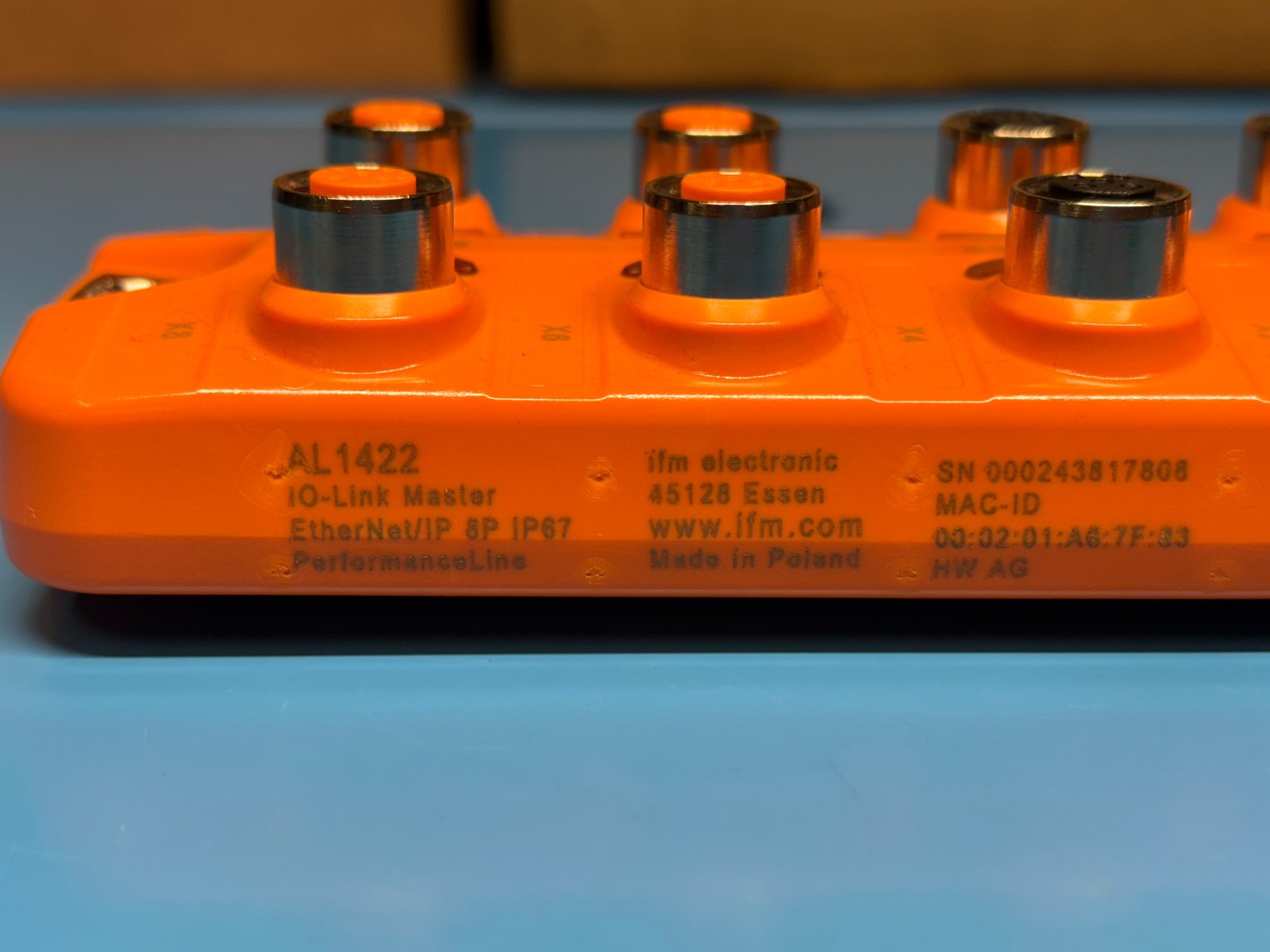IFM AL1422 I/O-Link Master EtherNet/IP Communication Module – NEW OPEN BOX#F